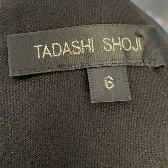 Tadashi Shoji Stunning Black Evening Dress size 6 - Picture 7 of 7